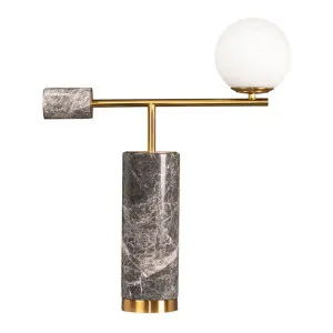Zamora Marble Table Lamp, Grey by Cozy Lighting & Living, a Table & Bedside Lamps for sale on Style Sourcebook