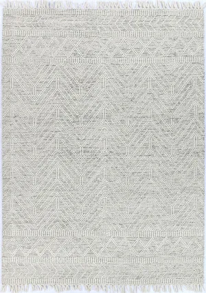 Perla Zoe White & Black Rug by Wild Yarn, a Contemporary Rugs for sale on Style Sourcebook