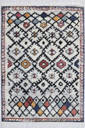 Hal Vintage Boho Ifran Blue Rug by Wild Yarn, a Contemporary Rugs for sale on Style Sourcebook