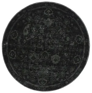 Brook Staten Emerald Round Rug by Wild Yarn, a Contemporary Rugs for sale on Style Sourcebook