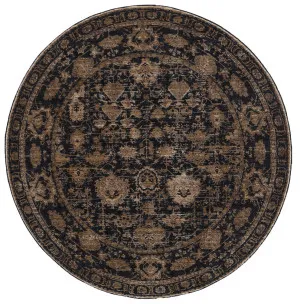 Brook Staten Gold Round Rug by Wild Yarn, a Contemporary Rugs for sale on Style Sourcebook