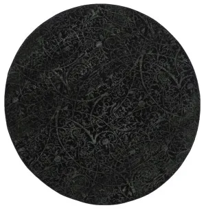 Brook Kensington Emerald Round Rug by Wild Yarn, a Contemporary Rugs for sale on Style Sourcebook