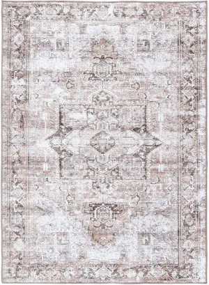Nuzi Grey/ Nude Machine Washable Rug by Wild Yarn, a Contemporary Rugs for sale on Style Sourcebook