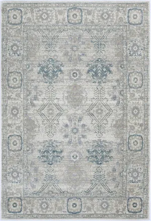 Haven Antwerp Cream & Blue Traditional Rug by Wild Yarn, a Contemporary Rugs for sale on Style Sourcebook