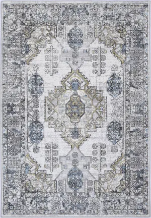 Haven Taicang Blue & Grey Traditional Rug by Wild Yarn, a Contemporary Rugs for sale on Style Sourcebook