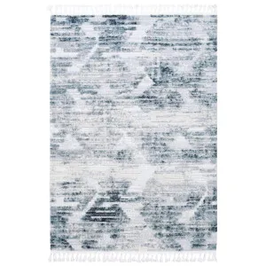 Origin Yara Geometric Blue & Grey Rug by Wild Yarn, a Contemporary Rugs for sale on Style Sourcebook