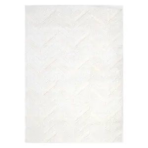 Tahoe Chevron Cream Shag Rug by null, a Contemporary Rugs for sale on Style Sourcebook