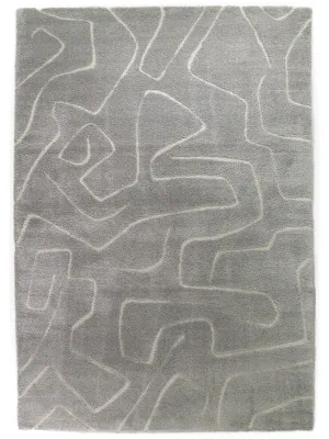 Cocoon Abstract Grey Rug by Love That Homewares, a Contemporary Rugs for sale on Style Sourcebook