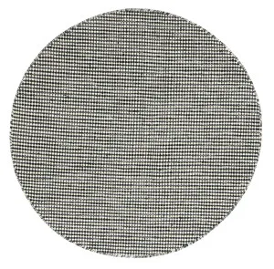 Nordic Charcoal Grey Reversible Wool Round Rug by Wild Yarn, a Contemporary Rugs for sale on Style Sourcebook