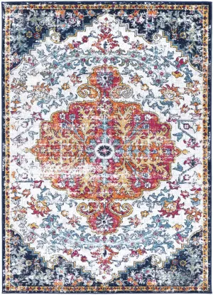 Providence Oriental Blue Terracotta Rug by Wild Yarn, a Contemporary Rugs for sale on Style Sourcebook