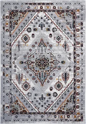 Haven Santos Grey & Rust Traditional  Rug by Wild Yarn, a Contemporary Rugs for sale on Style Sourcebook