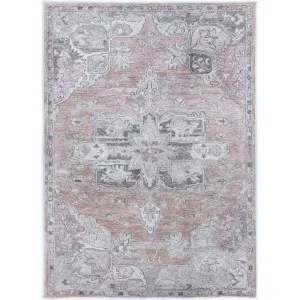 Zarrin Oriental Blush Machine Washable Rug by Love That Homewares, a Contemporary Rugs for sale on Style Sourcebook