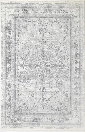 Paradiso Vintage Medalion Grey Rug by null, a Contemporary Rugs for sale on Style Sourcebook