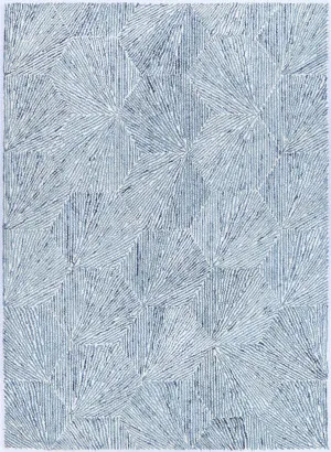 Hexagon Blue Rug by Wild Yarn, a Contemporary Rugs for sale on Style Sourcebook