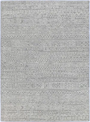 Inca 01D ASH Wool Rug by Wild Yarn, a Contemporary Rugs for sale on Style Sourcebook