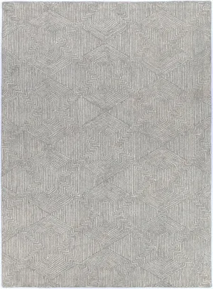 Aquila 06D Ash Rug Wool Rug by Wild Yarn, a Contemporary Rugs for sale on Style Sourcebook