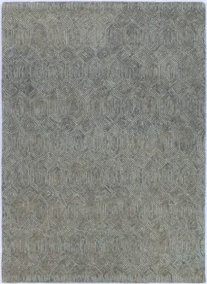 Saha 08A Blue/Ash by Wild Yarn, a Contemporary Rugs for sale on Style Sourcebook
