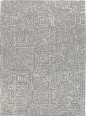 Labyrinth 09C Grey Wool Rug by Wild Yarn, a Contemporary Rugs for sale on Style Sourcebook