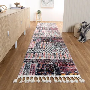Hal Vintage Boho Fes Silver Pink Rug by Wild Yarn, a Contemporary Rugs for sale on Style Sourcebook