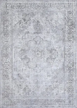 Arbela Ash Machine Washable Rug by Wild Yarn, a Contemporary Rugs for sale on Style Sourcebook