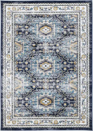 Ventoux Navy Multi Traditional Rug by Wild Yarn, a Contemporary Rugs for sale on Style Sourcebook