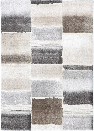 Everton Abstract Grey Plush Rug by Wild Yarn, a Contemporary Rugs for sale on Style Sourcebook