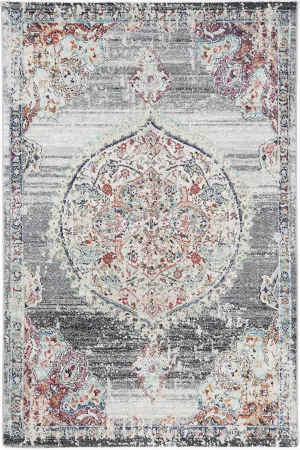 June Medalion Transitional Grey Rug by Wild Yarn, a Contemporary Rugs for sale on Style Sourcebook