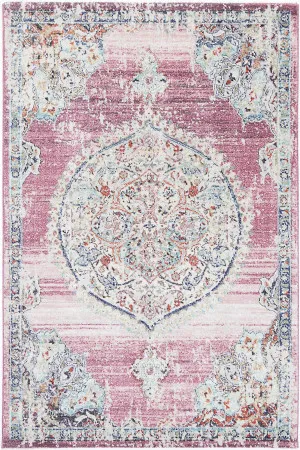 June Medallion Transitional Blush Rug by Wild Yarn, a Contemporary Rugs for sale on Style Sourcebook
