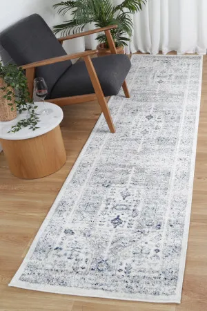 Celts Cream Blue Traditional Rug by Wild Yarn, a Contemporary Rugs for sale on Style Sourcebook