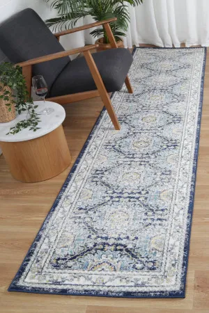 Ventoux Navy Multi Traditional Rug by Wild Yarn, a Contemporary Rugs for sale on Style Sourcebook
