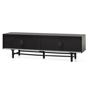 Ex Display - Ducan 1.8m Wooden TV Entertainment Unit - Black by Interior Secrets - AfterPay Available by Interior Secrets, a Entertainment Units & TV Stands for sale on Style Sourcebook