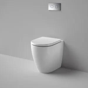 Urbane II Cleanflush Compact Invisi Series II Wall Faced Toilet Suite | Made From Vitreous China In White By Caroma by Caroma, a Toilets & Bidets for sale on Style Sourcebook