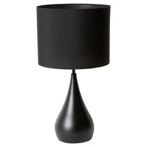 Trinity Metal Base Table Lamp, Black by Elme Living, a Table & Bedside Lamps for sale on Style Sourcebook