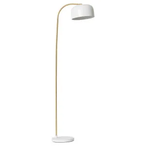 Londyn Metal Floor Lamp, White by Elme Living, a Floor Lamps for sale on Style Sourcebook