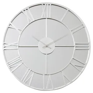 Leighton Metal & Glass Round Wall Clock, 50cm by Elme Living, a Clocks for sale on Style Sourcebook