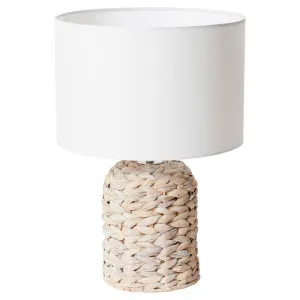 Margot Water Hyacinth Base Table Lamp by Elme Living, a Table & Bedside Lamps for sale on Style Sourcebook