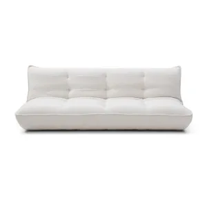 Harlee Misha Boucle Ivory Sofa Bed - 3 Seater by James Lane, a Sofa Beds for sale on Style Sourcebook