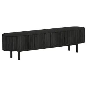 Melita 2m TV Entertainment Unit - Full Black by Interior Secrets - AfterPay Available by Interior Secrets, a Entertainment Units & TV Stands for sale on Style Sourcebook