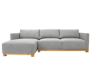Sanctuary California Slate Chaise Sofa - 3 Seater by James Lane, a Sofas for sale on Style Sourcebook