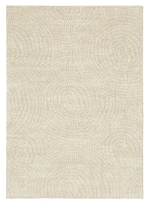 Sunita Grey Cream Circle Dot Pattern Washable Rug by Miss Amara, a Other Rugs for sale on Style Sourcebook
