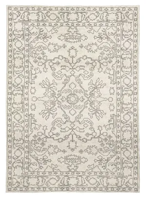 Rosalie Grey Cream Traditional Distressed Washable Rug by Miss Amara, a Persian Rugs for sale on Style Sourcebook