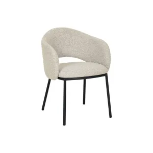 Amelia Black Dining Chair - Clay Grey by Calibre Furniture, a Dining Chairs for sale on Style Sourcebook