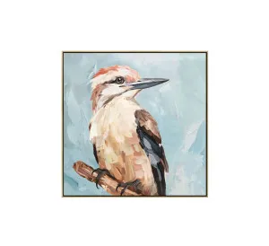 Gabriel Kookaburra Wall Art Canvas 80cm x 80cm by Luxe Mirrors, a Artwork & Wall Decor for sale on Style Sourcebook