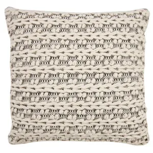Leonora Cushion Natural 50 x 50cm by James Lane, a Cushions, Decorative Pillows for sale on Style Sourcebook