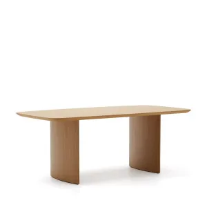 Litto table made from oak veneer, 200 x 100 cm by Kave Home, a Dining Tables for sale on Style Sourcebook