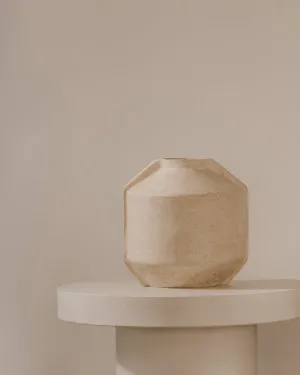 Meja beige papier-mâché vase 47 cm by Kave Home, a Vases & Jars for sale on Style Sourcebook