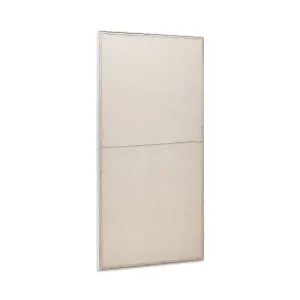 Maha white wall hanging with horizontal line 110 x 220 cm by Kave Home, a Painted Canvases for sale on Style Sourcebook