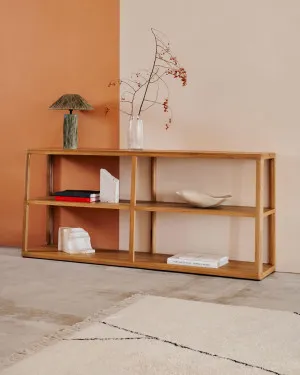 Maymai shelf with solid oak structure 180 x 81 cm by Kave Home, a Cabinets, Chests for sale on Style Sourcebook