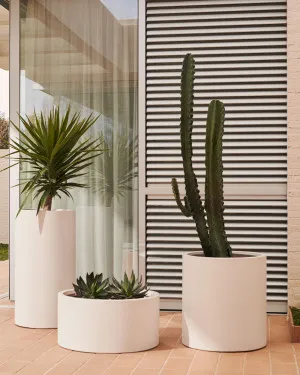 Aiguablava plant pot in white cement, Ø 62 cm by Kave Home, a Plant Holders for sale on Style Sourcebook