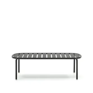 Joncols outdoor aluminium coffee table with powder coated grey finish, Ø 110 x 62 cm by Kave Home, a Tables for sale on Style Sourcebook
